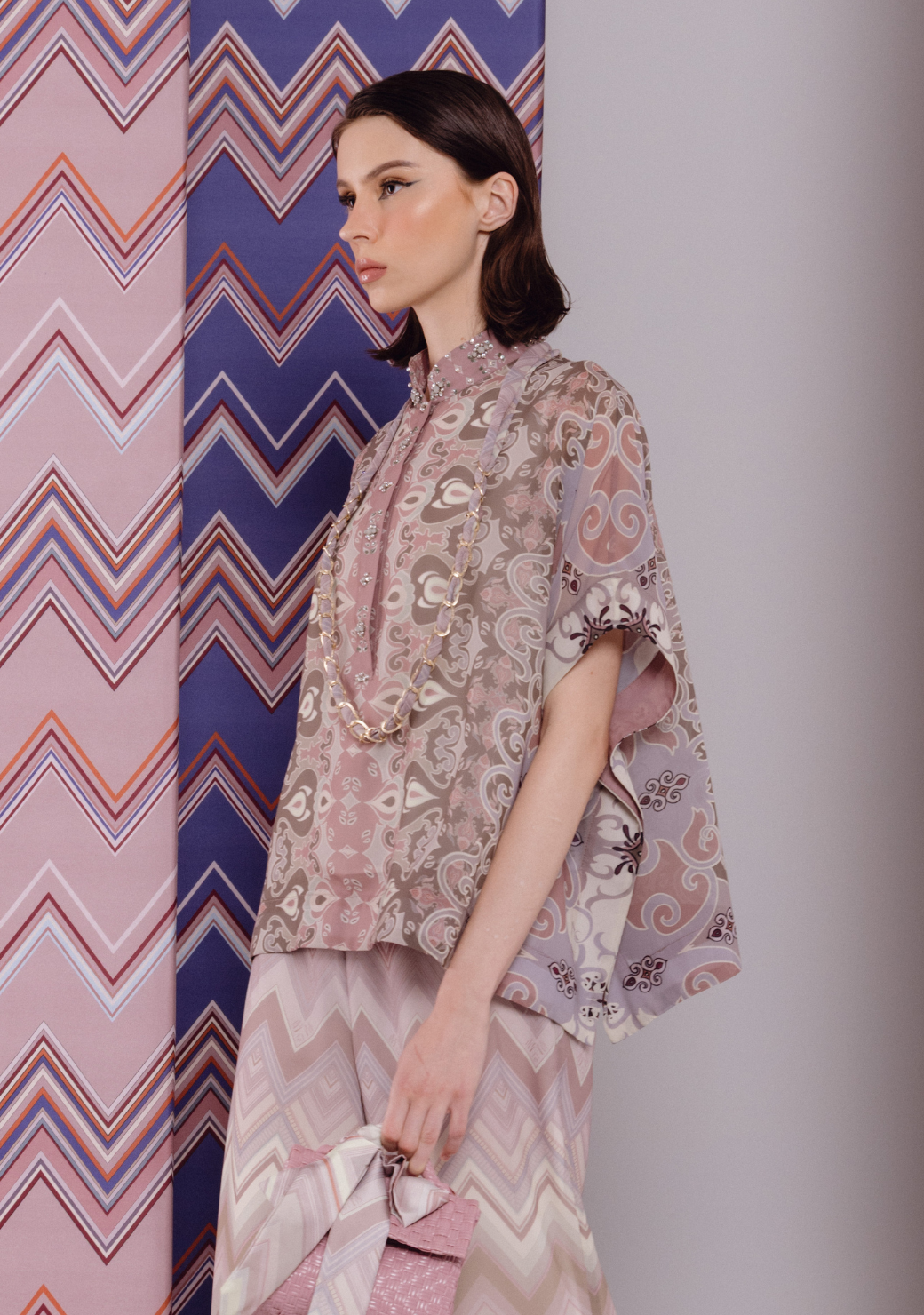 MAJA Chiffon Oversized Blouse