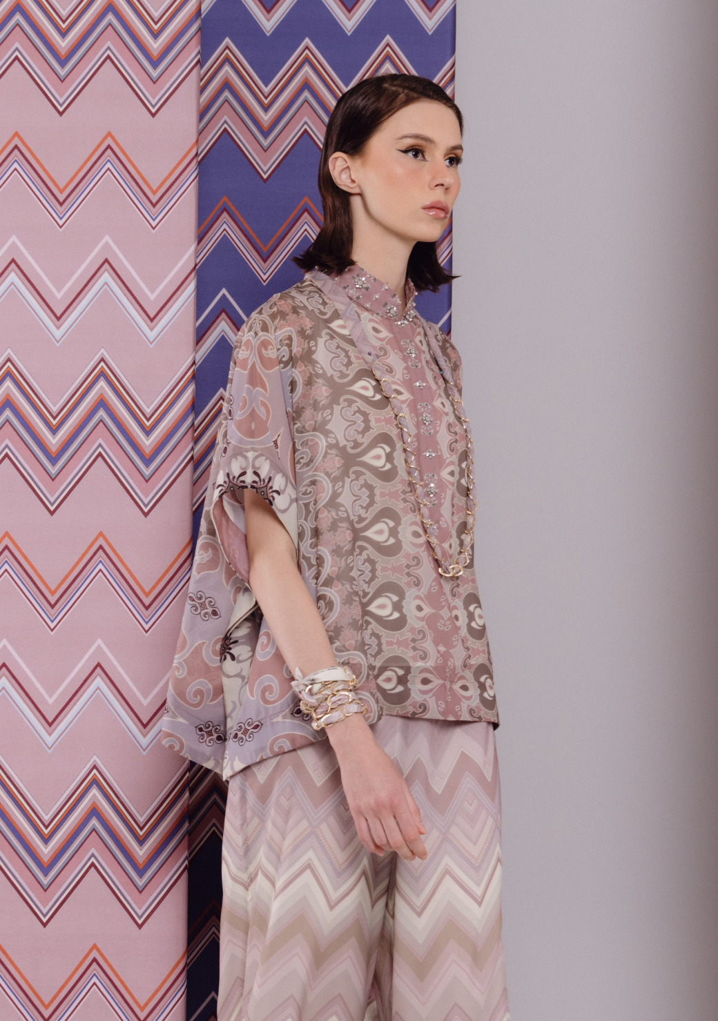 MAJA Chiffon Oversized Blouse