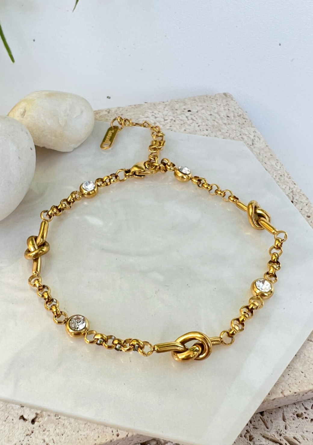 Crystal Knot Bracelet
