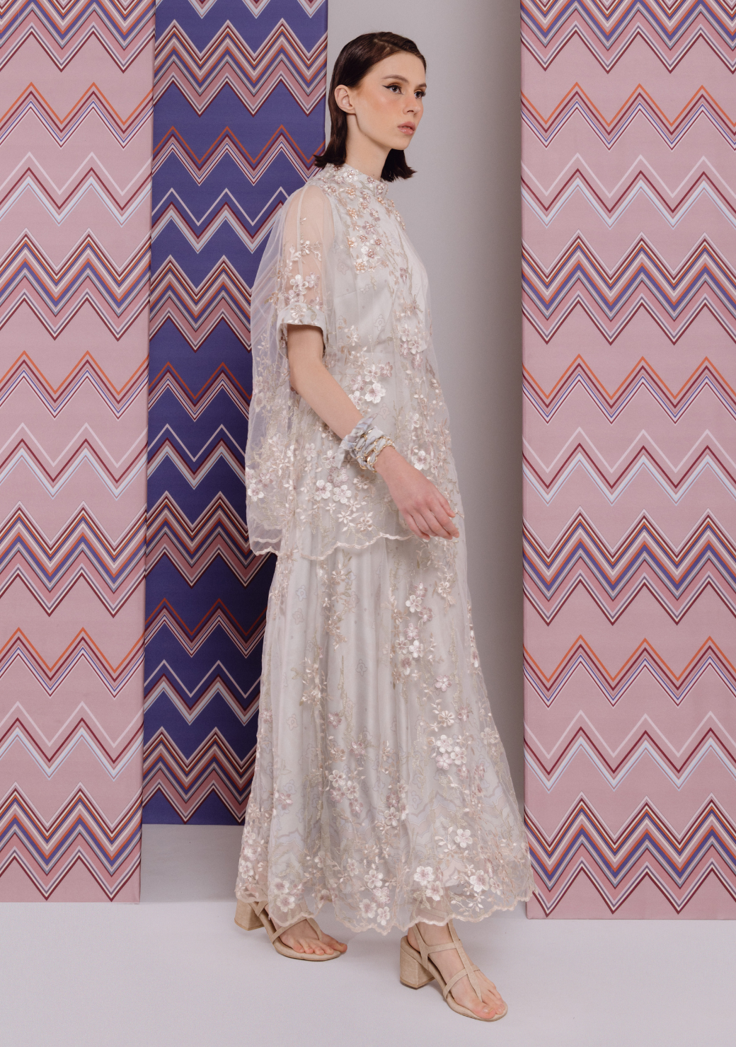 Embroidery Tulle Skirt