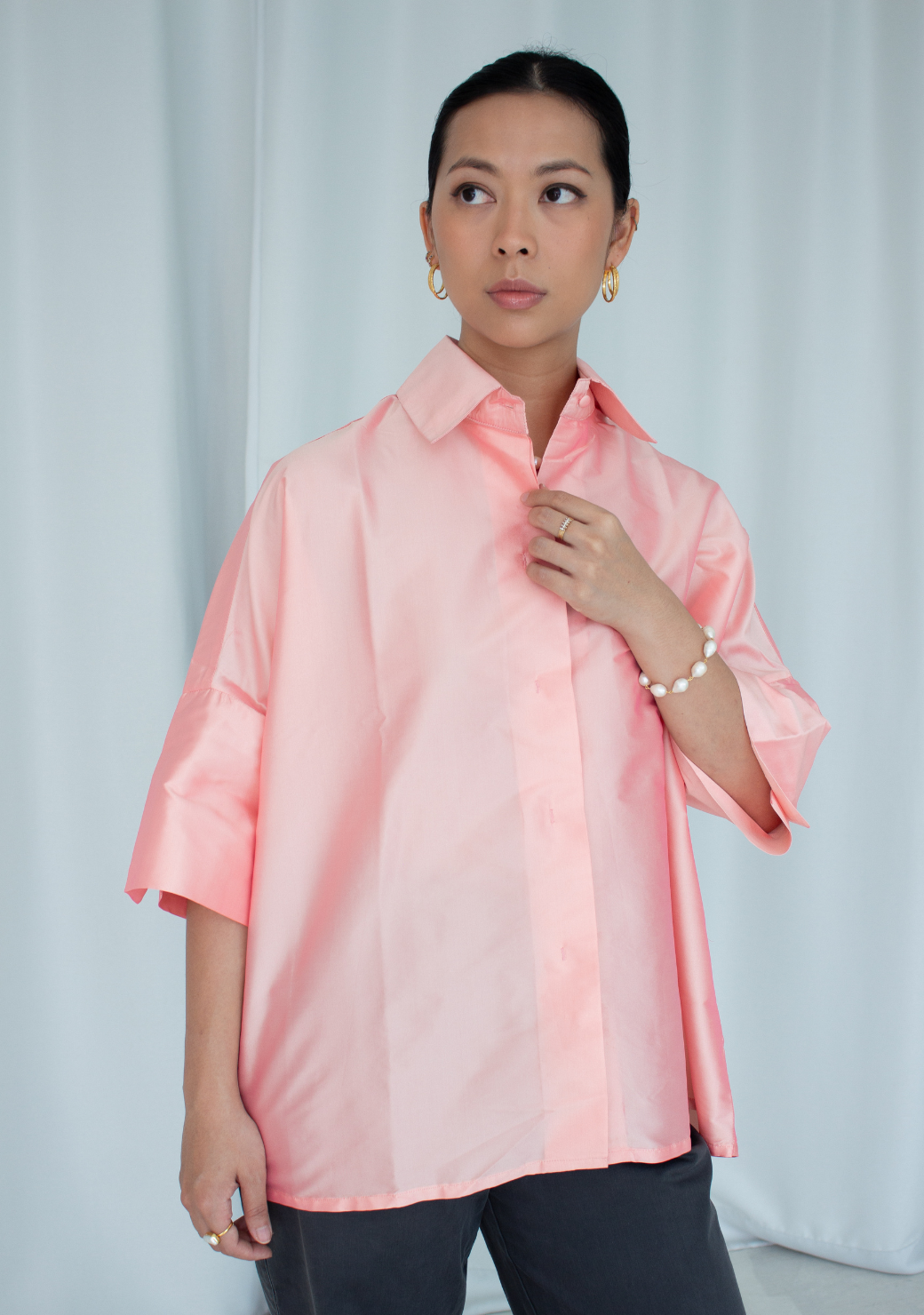 Carnation Pink CORA Shirt