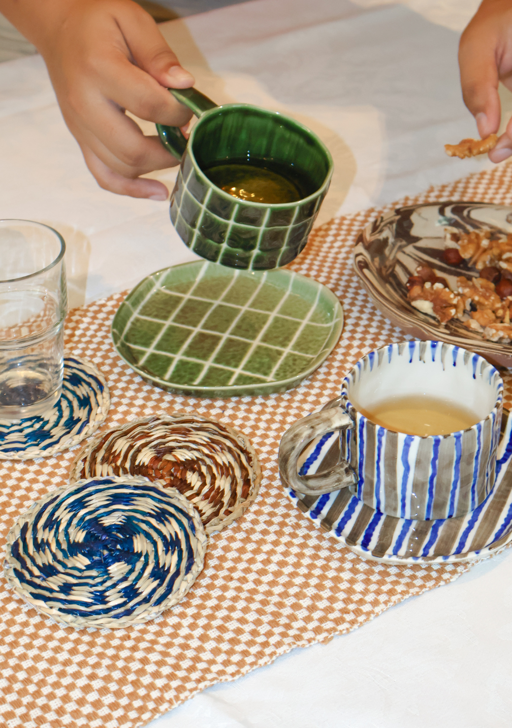 Matcha Maze 180ml Mug & Saucer Set