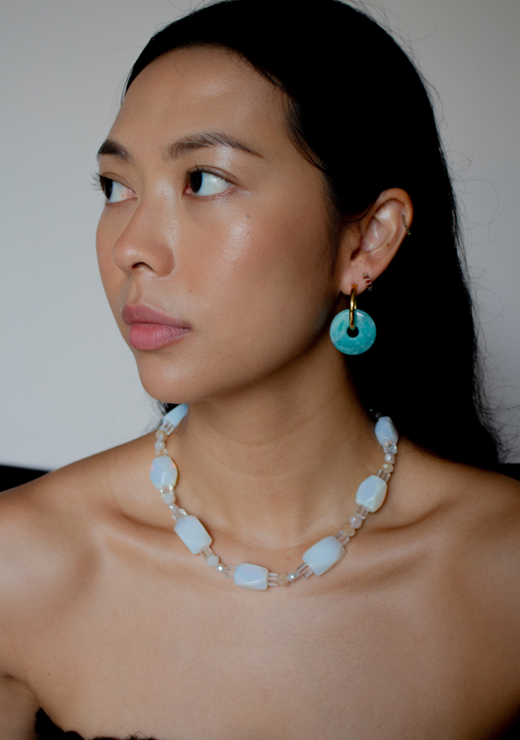 Adella Pearl & Beaded Necklace