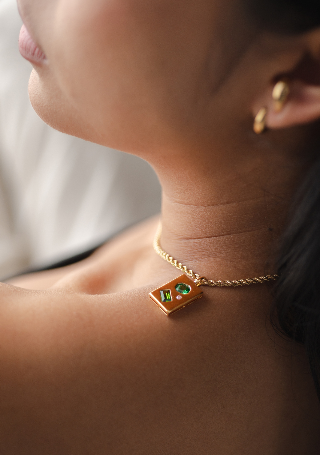 Tri Stone Pendant