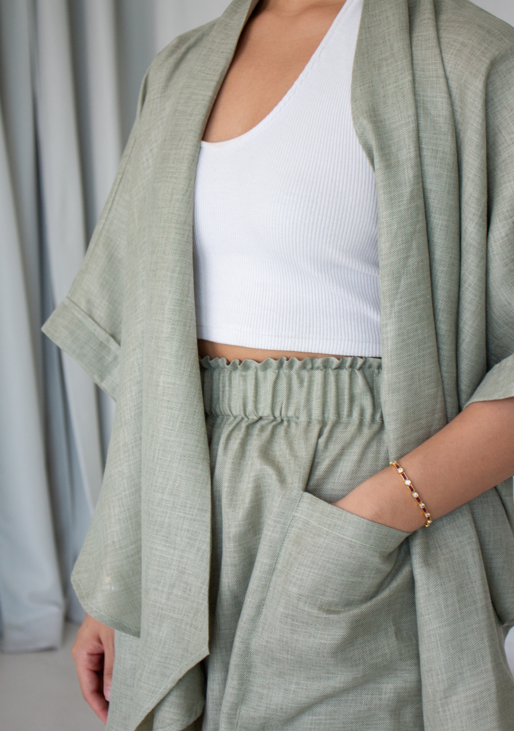 Mila Kimono Shorts Set