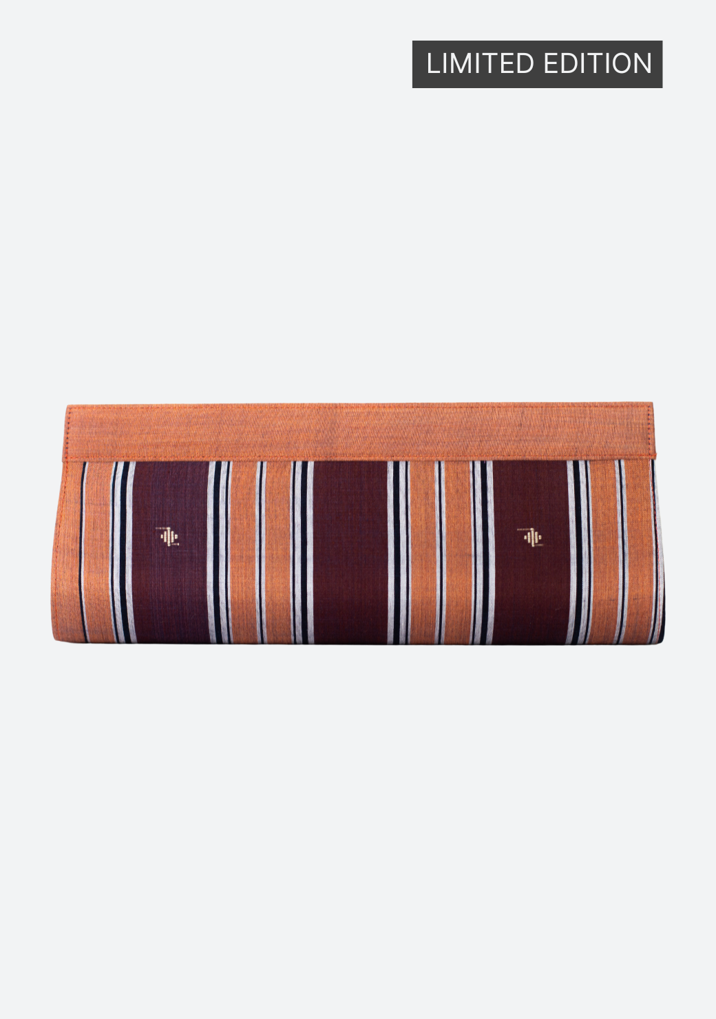 Tenun Clutch: Orange & Browns