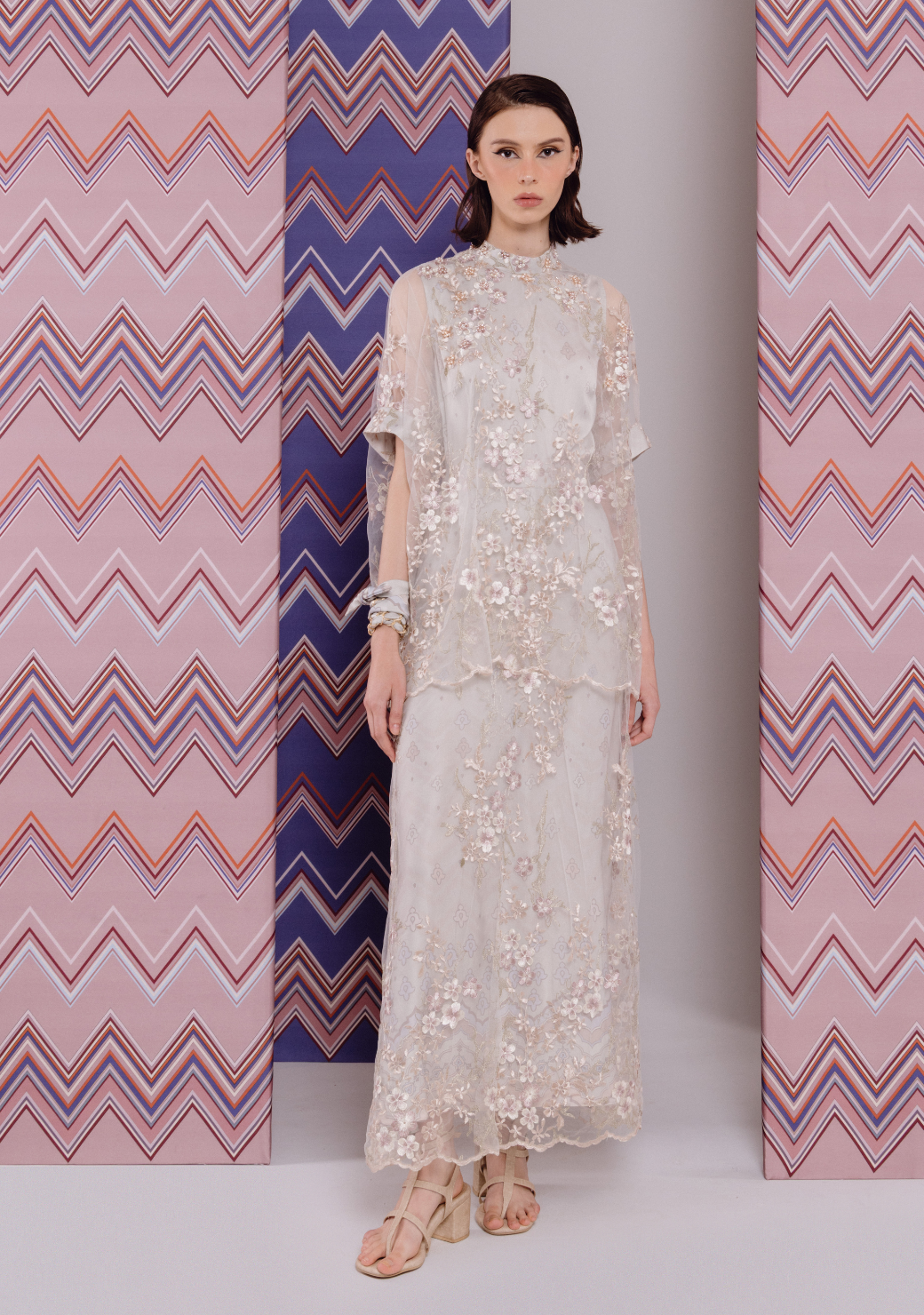 Embroidery Tulle Skirt