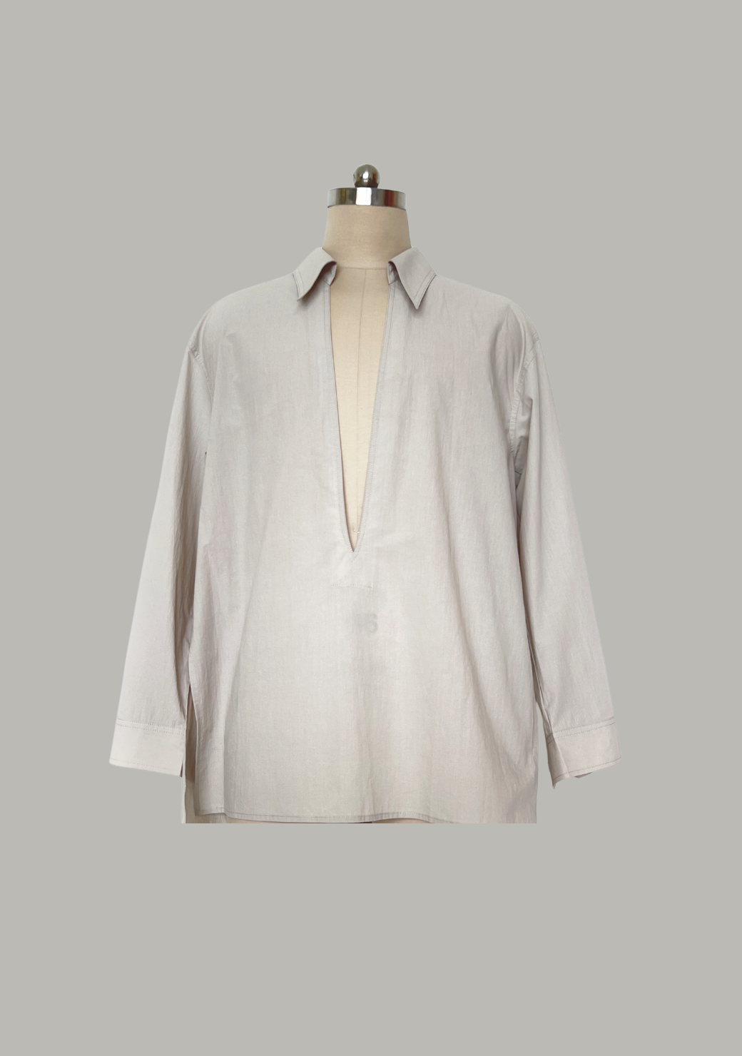 Extra Low Cut Oversized Tunic