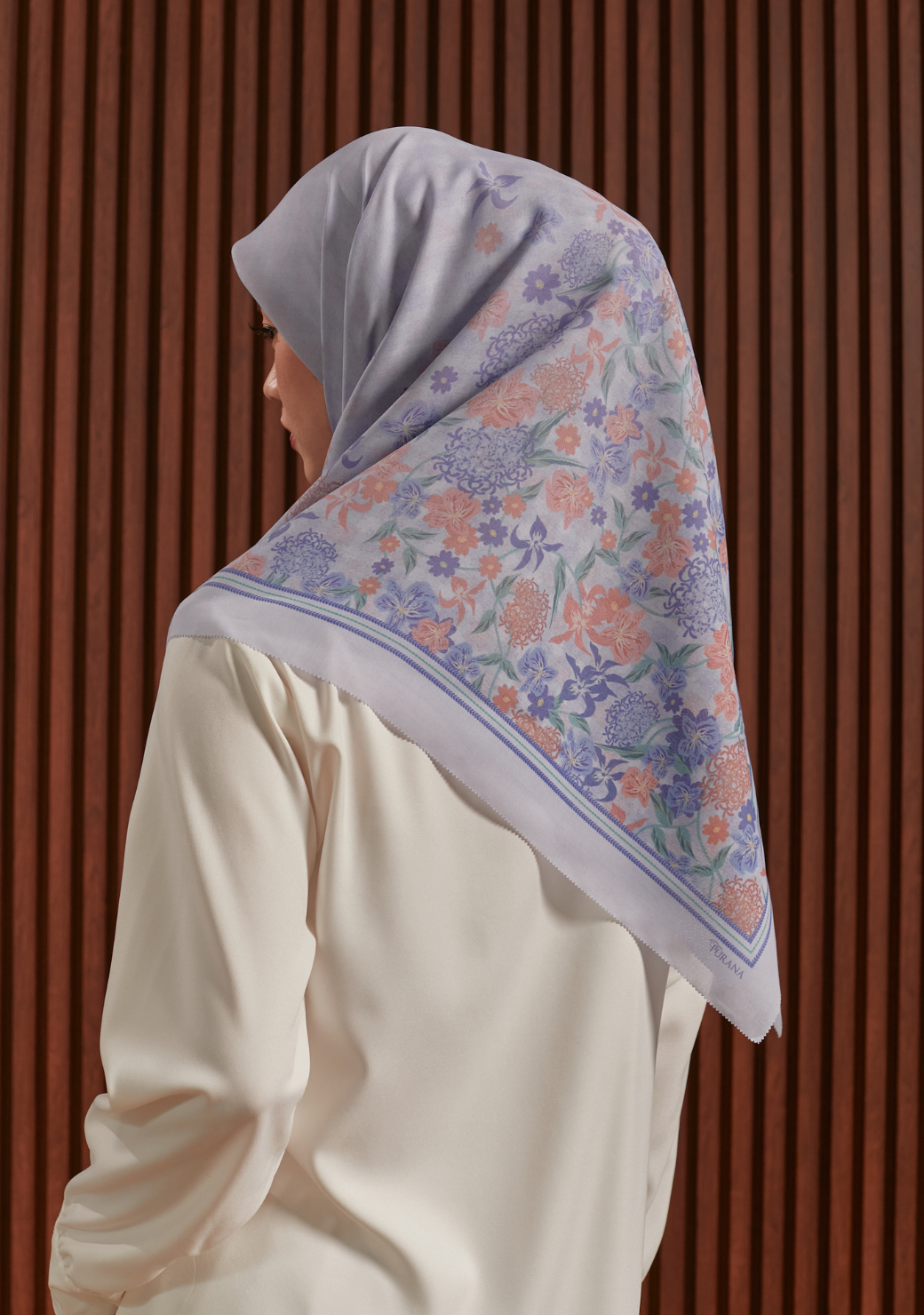 Gardenia Square Scarf