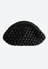 Mini Leather Puff Clutch