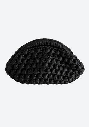 Mini Leather Puff Clutch