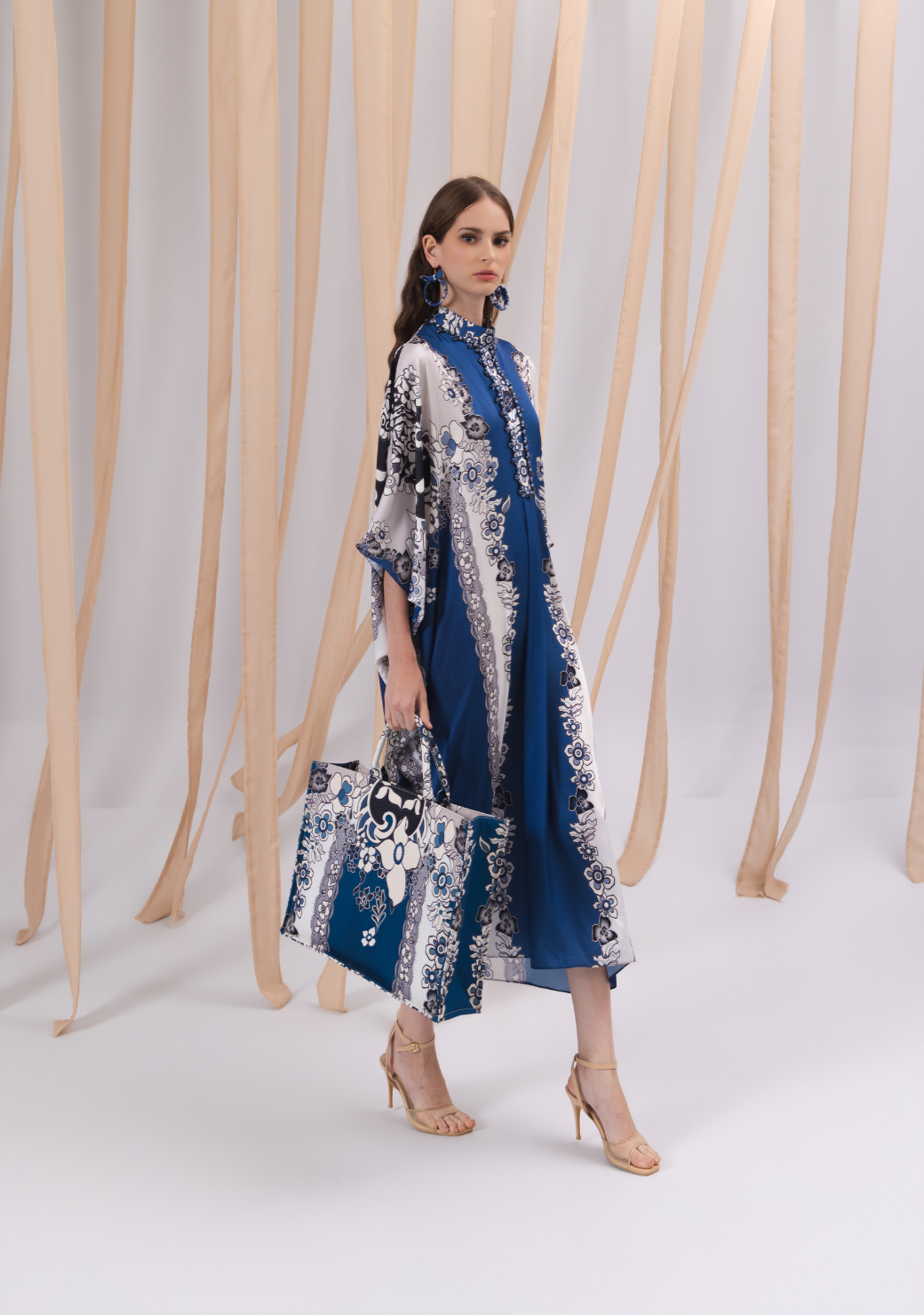 GENDIS Kaftan in Navy