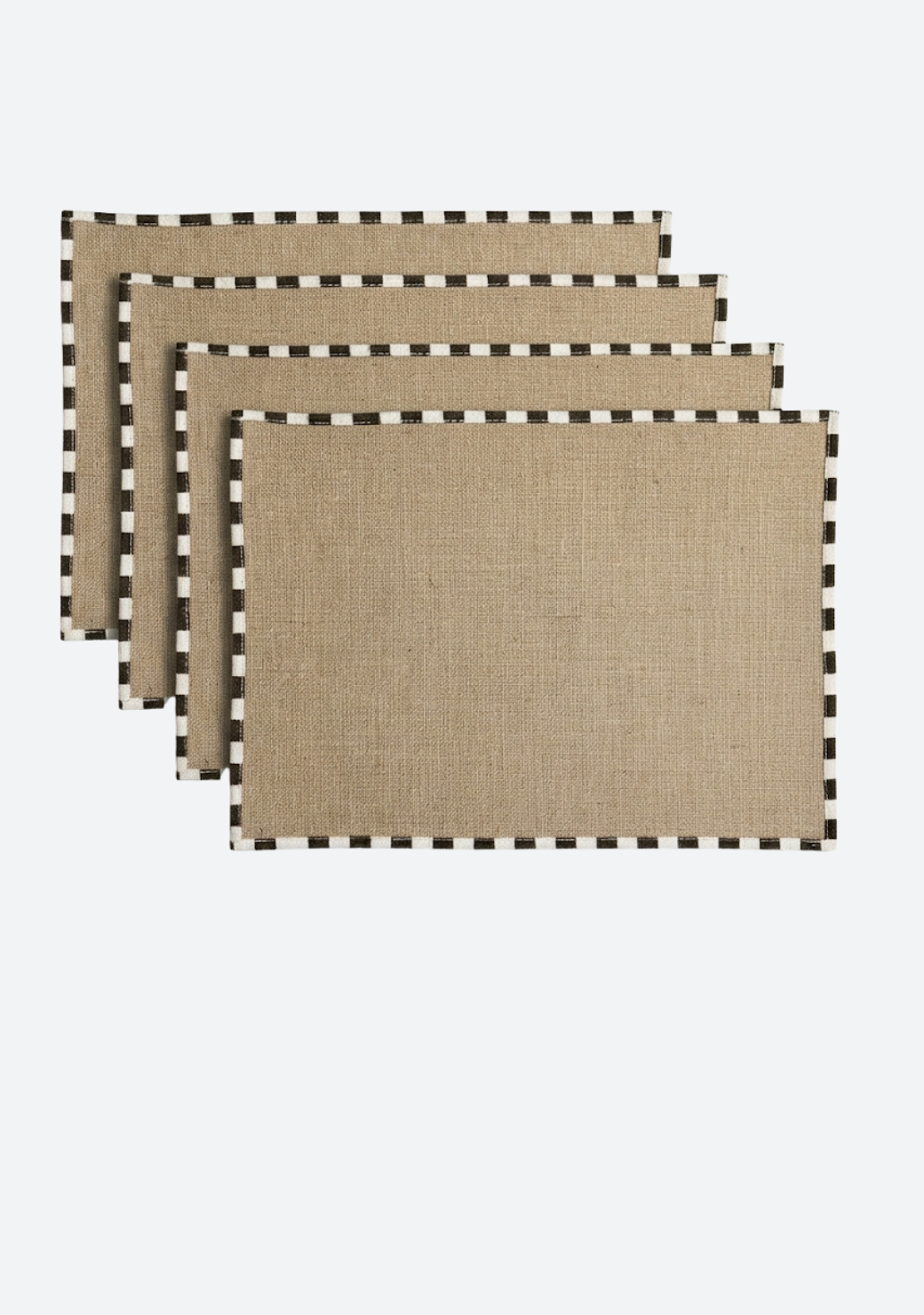 Morning Stripes Natural Jute Placemats (set of 4)