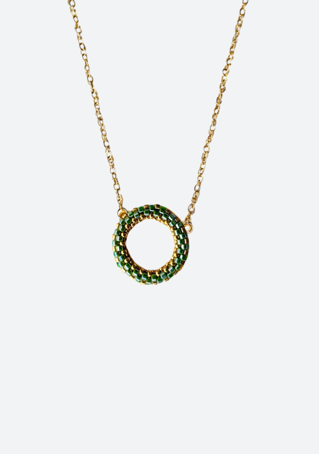 Nyasi Single Hoop Necklace
