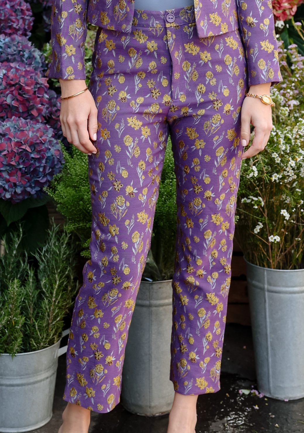 HARPER Jacquard Trousers