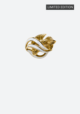 Triton's Brooch - Fish in White Cabebe