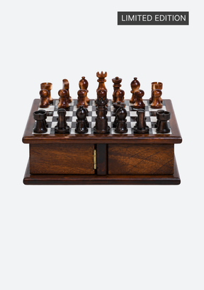 Mini Chess Set (White Cabebe & Black Tab)
