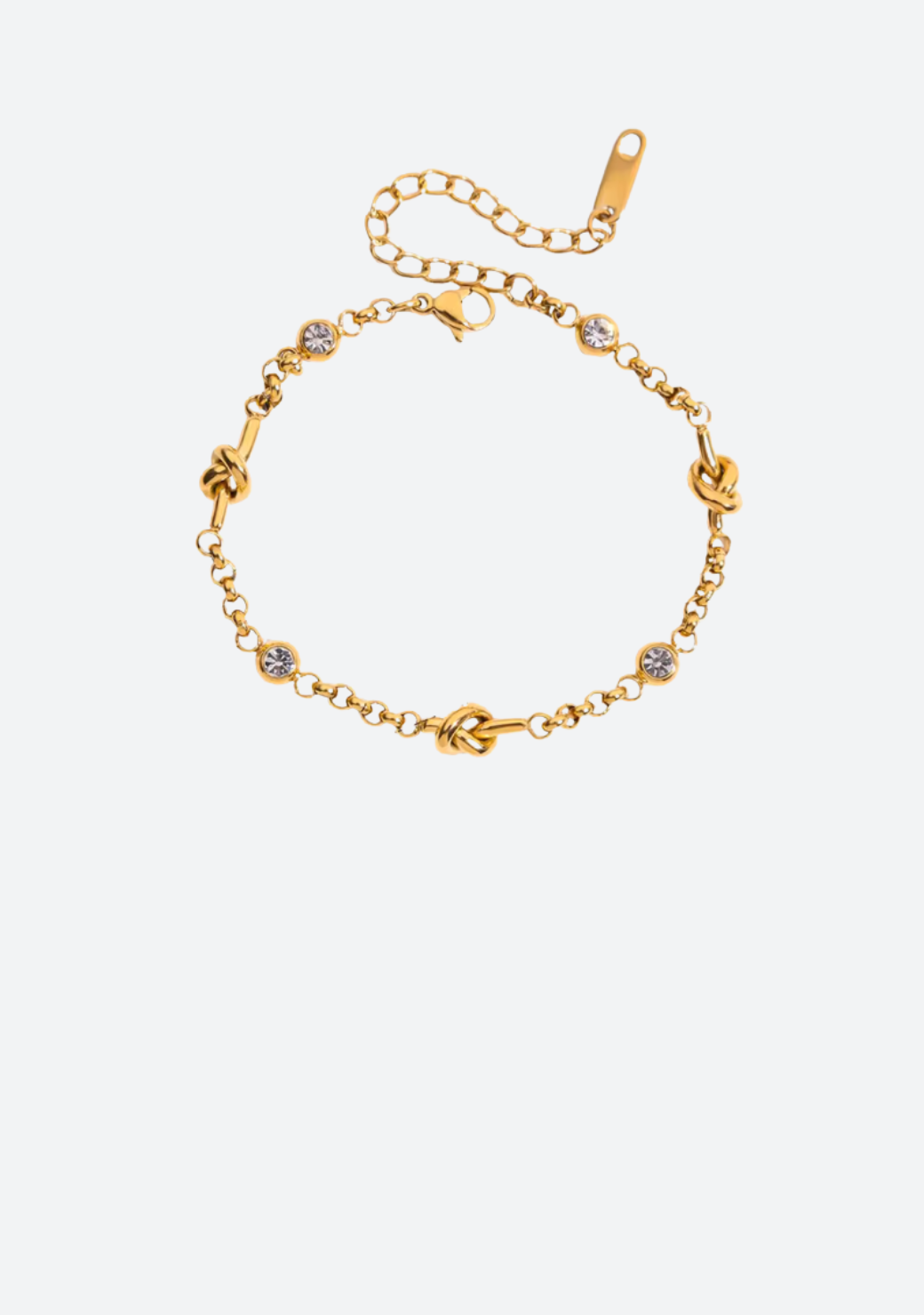 Crystal Knot Bracelet