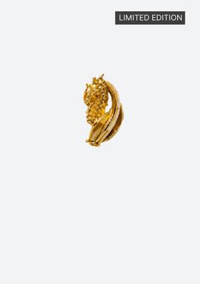 Triton's Brooch - Sea Horse in Yellow Mother-of-Pearl