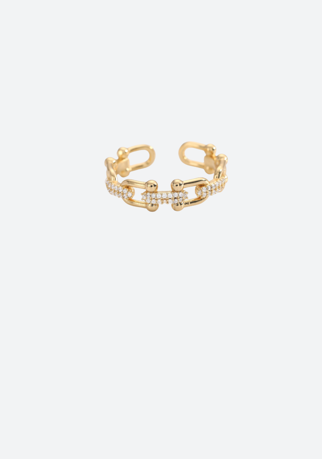 Crystal Chain Ring