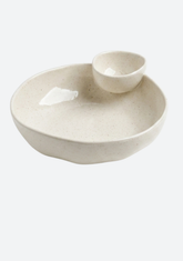 Let's Get Dippy Snack Bowl with Attached Dip Dish
