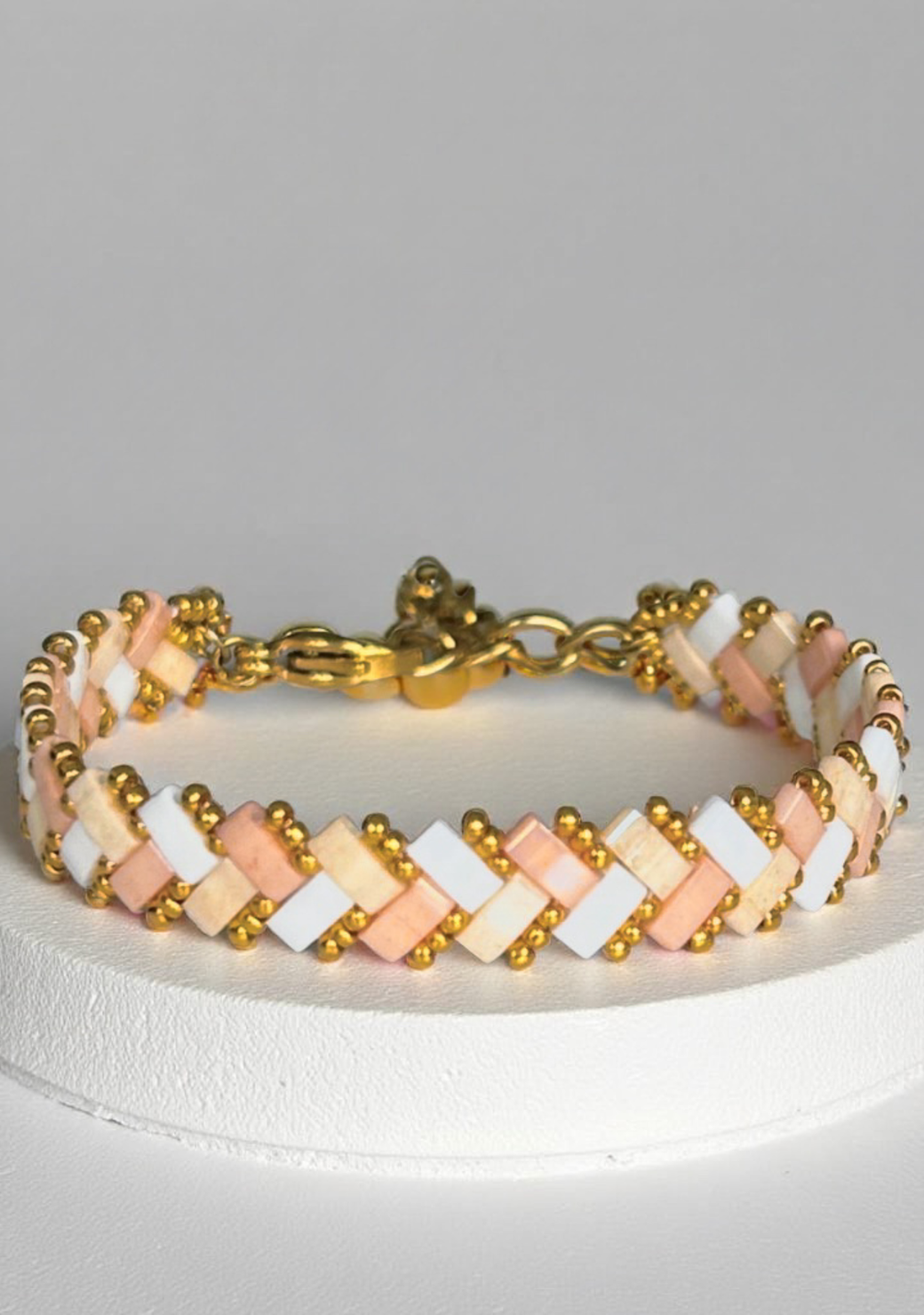 Rose Beaded Bracelet