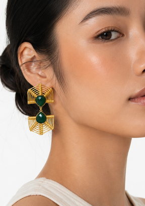 Moss Light Earring