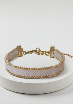 Lilac Serengeti Beaded Bracelet