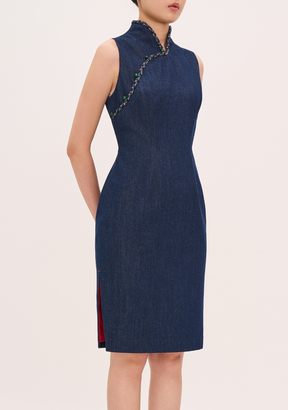 Lunar New Year Capsule: Jia Dress in Denim