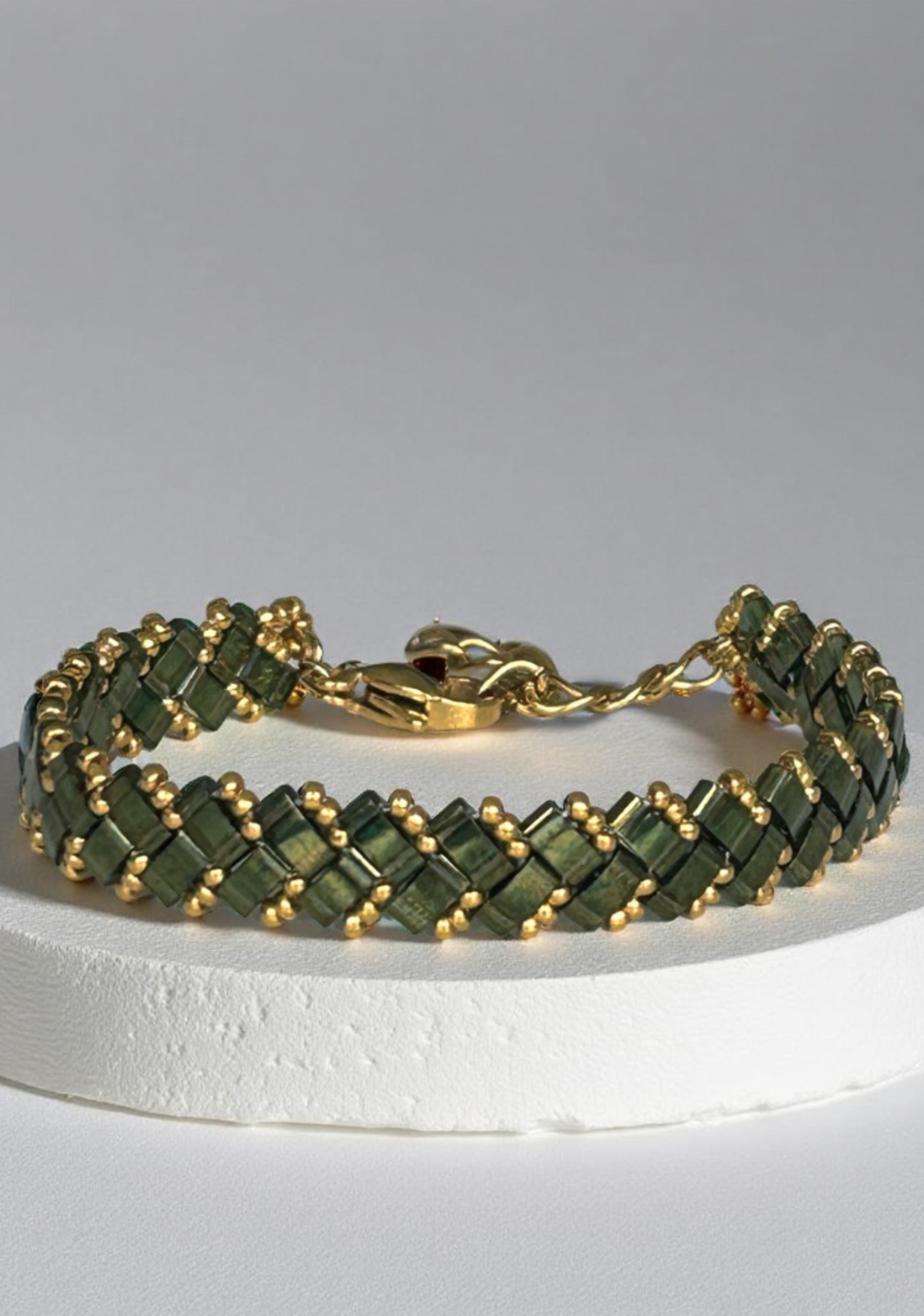 Emerald Mara Beaded Bracelet