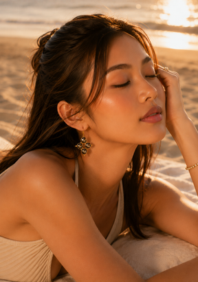 Gold Dust Earring