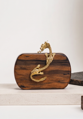 Suzy Wong Minaudière Kamagong Wood