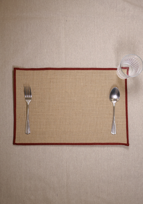 Mulled Mood Natural Jute Placemats (set of 4)