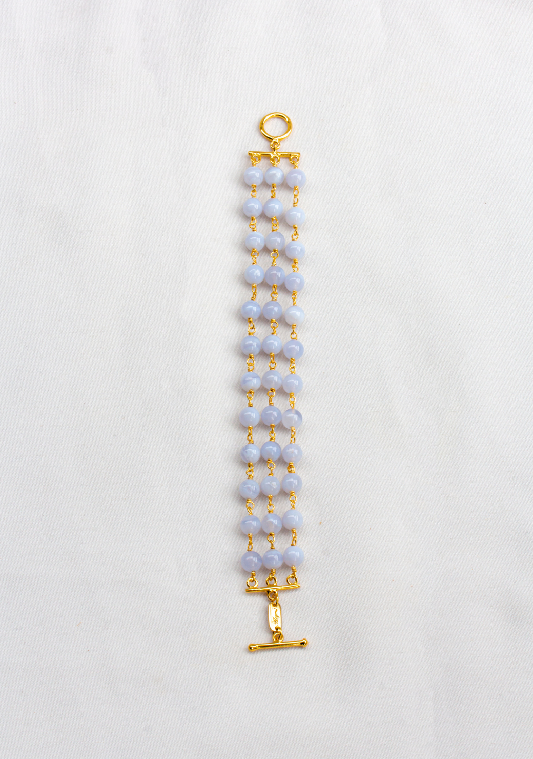 Karnak Bracelet in Blue Agate