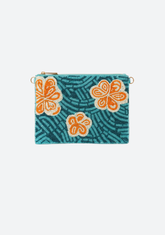 Coral Bloom Beaded Bag