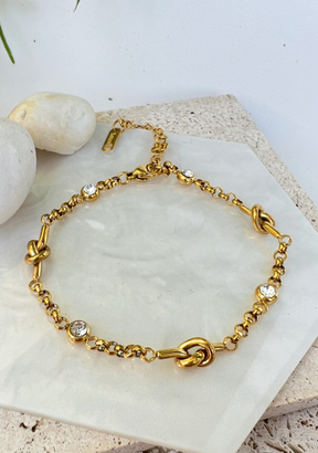Crystal Knot Bracelet