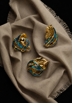 Triton's Brooch - Fish in Paua Shell