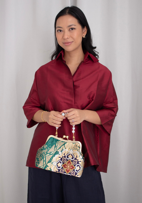 Jaded Clutch Handbag