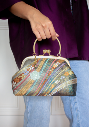 Colorful Waves Jaded Handbag