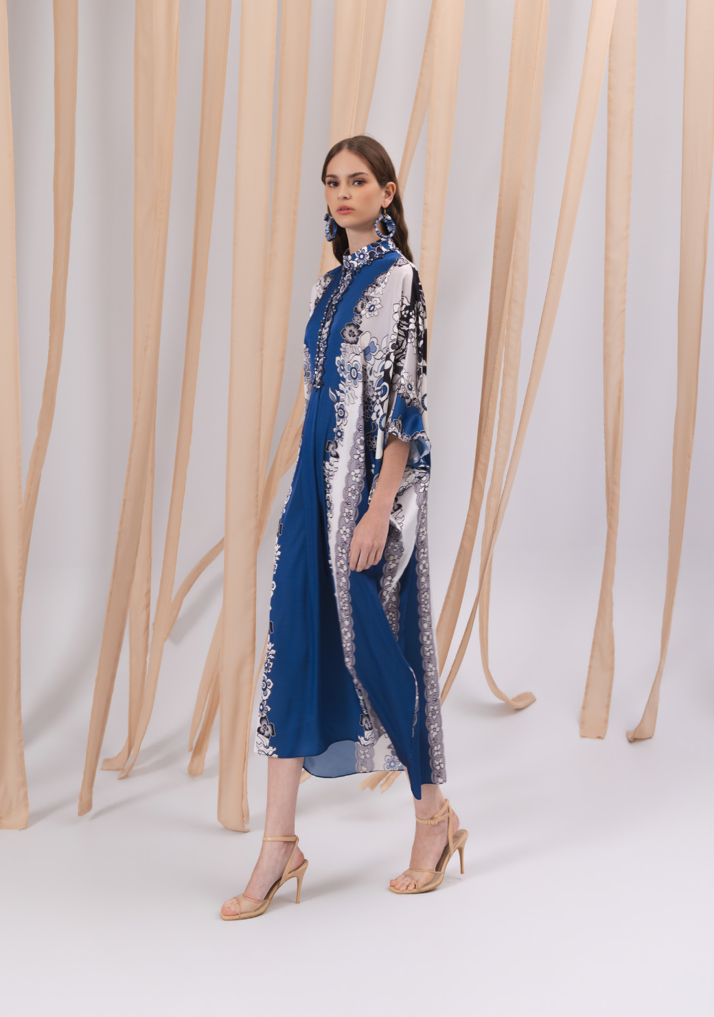 GENDIS Kaftan in Navy