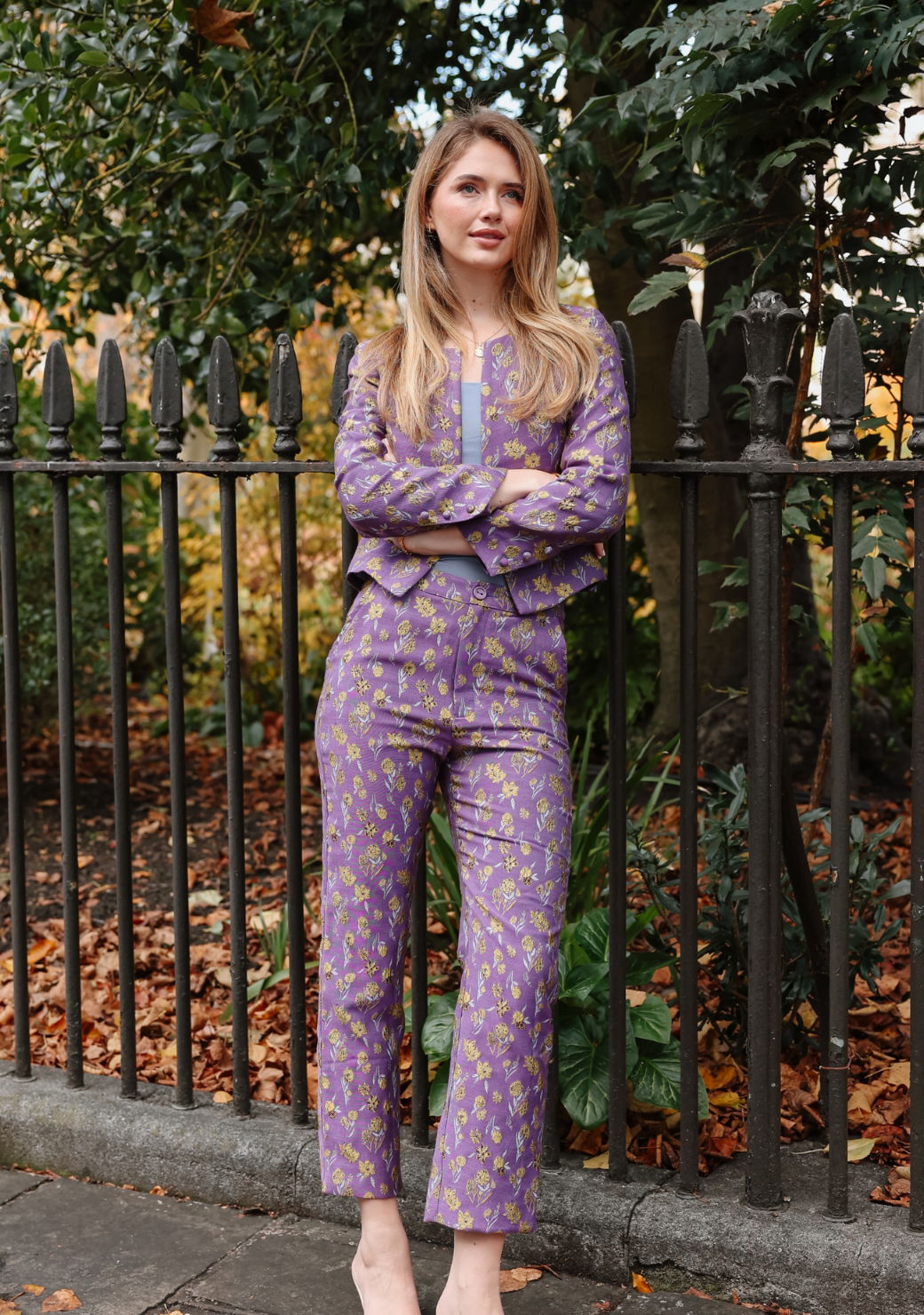 HARPER Jacquard Trousers