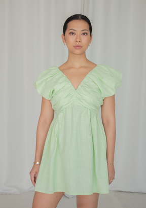 Mint Green Short Dress