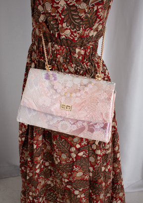 Special Design Pink Crystal Handbag