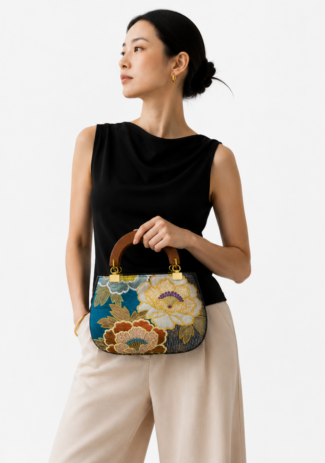 Peonies Mini Bag