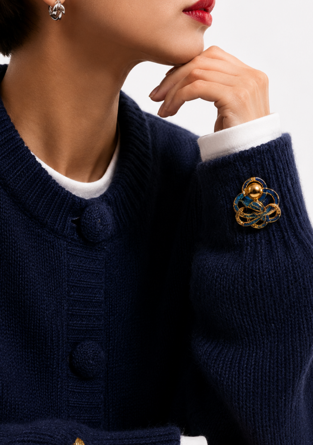Triton's Brooch - Octopus in Paua Shell