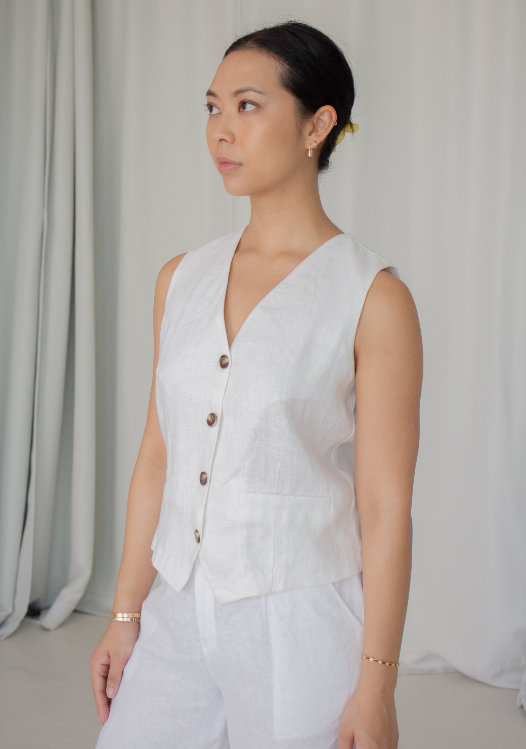 Linen Vest