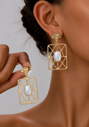 Lattice Earring