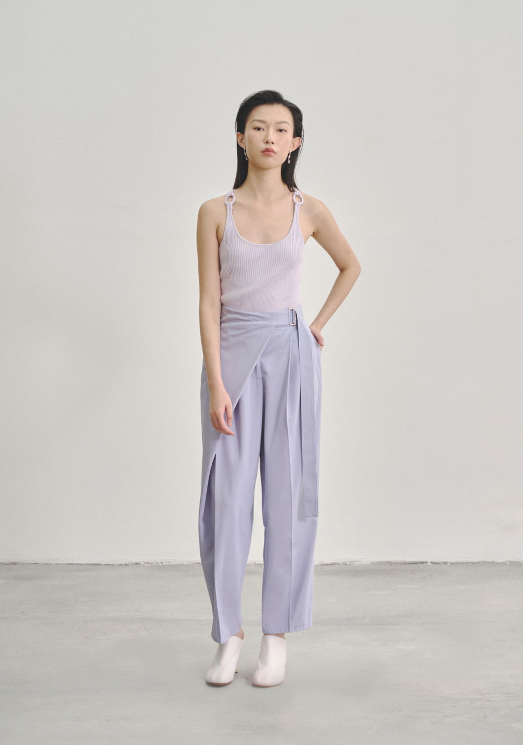 Kupu Loop Rib Knit Tank Top