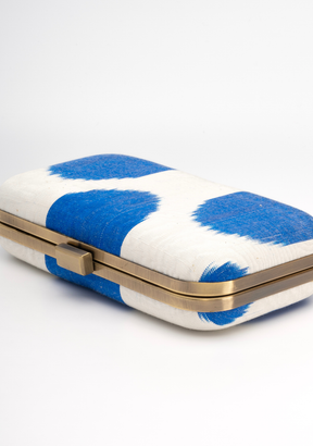 Tasia Clutch in Dolce Blue