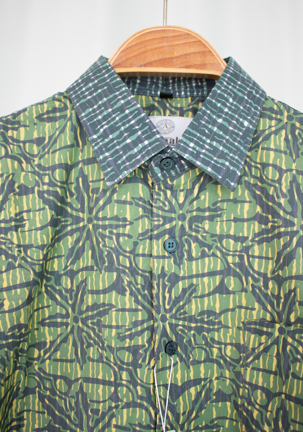 Short Sleeve Casual Cap Batik Shirt